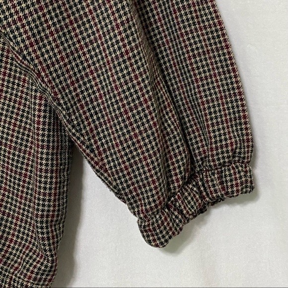 BonWorth Small Houndstooth Checked Bomber Jacket size XL- Petite - Picture 7 of 11